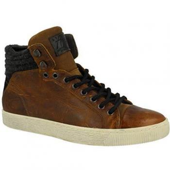 Bullboxer Men Boots, Men´s Lace-up Boots, Chukka Boots,Lacing,Tan/Cognac,42 EU / 8 UK