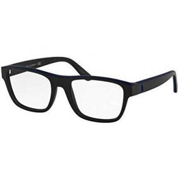 Ralph Lauren POLO 0PH2199 Monturas de gafas, Matte Dark Grey/Rubber Blue, 55 para Hombre