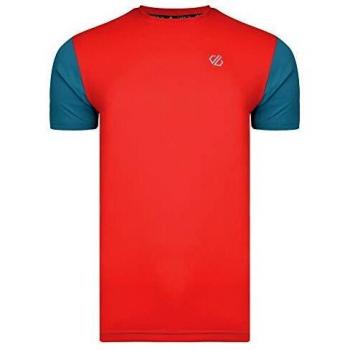 Dare 2b tee T- Camiseta técnica Ligera para Hombre Underlie, Hombre, DMT483 5NQ50, FryRed/Ocean, Small