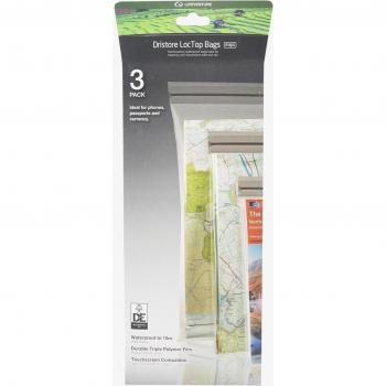 Lifeventure DriStore LocTop Bags-For Maps, Unisex-Adult, Transparent, Mixed Sizes