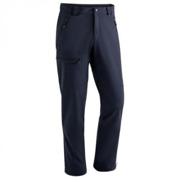 Maier Sports Adakit M Men's Softshell Trekking Pants - Breathable, Regular Fit, Short Size 25, Night Sky Blue