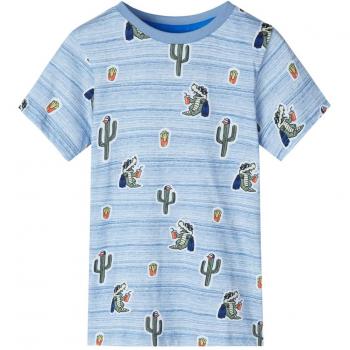 Camiseta infantil mezcla azules 116