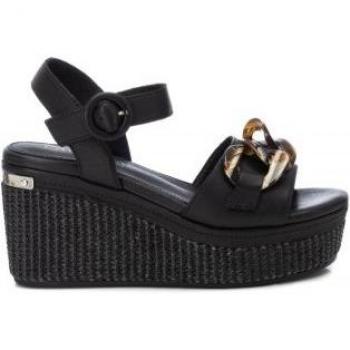 Sandalias de piel para mujer Carmela Modelo 160724c Color Negro