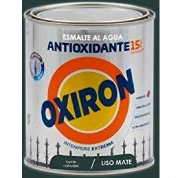 Esmalte antioxidante Titan Oxiron al agua Liso Mate - 750 mL, 4562 Verde carruajes