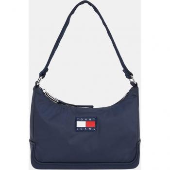 Bolso de hombro pequeño Tommy Hilfiger con logo, modelo Aw0Aw15949-C1G, color azul marino para mujer