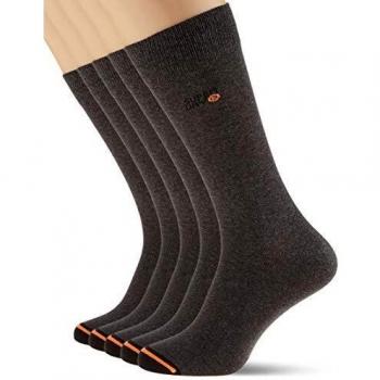 Superdry 5 Pack Sock Calcetines, Gris