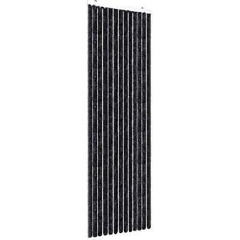 vidaXL Cortina Mosquitera Insecticida Mosquitos Moscas Plagas Cortinas Estores Visillo Casa Hogar Ventana Balcón Puertas 56x185 cm Gris Antracita