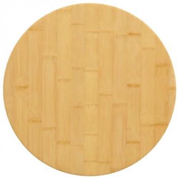 Tablero de Mesa de Bambú Ø40x2,5 cm