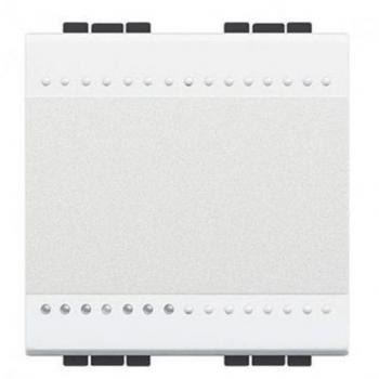 Bticino livinglight - Puls no 1 polo 10a 2 módulos blanco