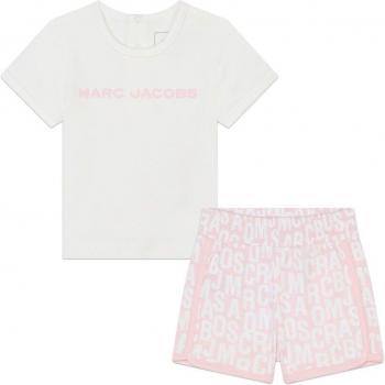 Marc Jacobs - Unisex Baby Cotton T-Shirt and Shorts Set, Multicolor, Size 3M