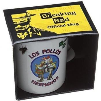 Breaking Bad MG22468 - Taza de cerámica, diseño con texto Los Pollos Hermanos - Taza Los hermanos pollos