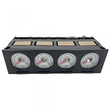 Lamptron cu423 Fan Controller 4 canales 5.25 pulgadas – Negro