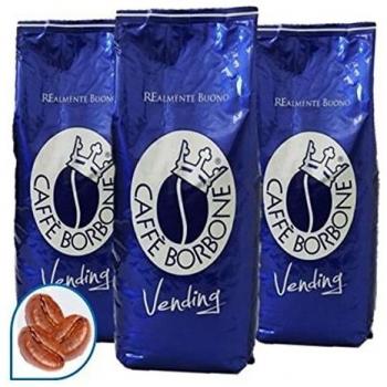 3 kg de café en grano Borbone, calidad azul