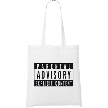 Parental Advisory Bolsa Blanco