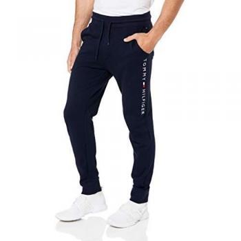 Tommy Hilfiger de los Hombres Joggers de Logotipo, Azul, L