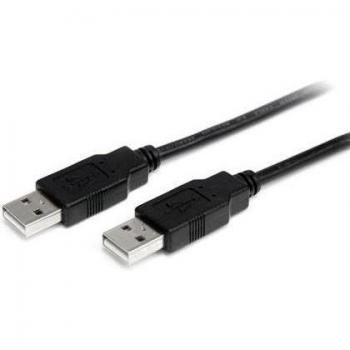 StarTech.com 2m USB 2.0 A to A Cable - Male to Male (M/M), Black, 480 Mbit/s Data Transfer Rate