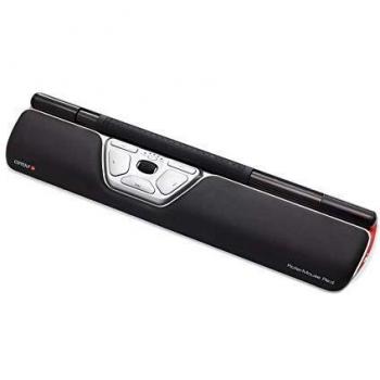 RollerMouse Red Wireless - Ratón ergonómico inalámbrico con rueda central de 2800 DPI
