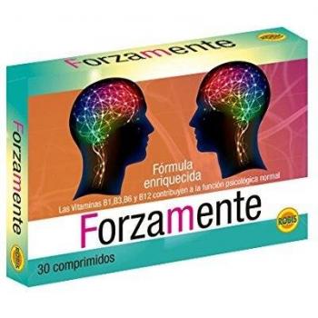 Robis Forzamente 30 | Refuerza la Actividad Mental y la Memoria | Rendimiento Intelectual - Concentración - Pensar | Gluconato de Zinc, Achicoria, Jalea Real, Vitaminas | 30 Comprimidos