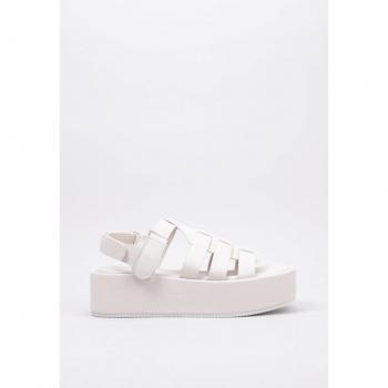 Sandalia de Plataforma Krack Core TIMOR 39 Beige para mujer