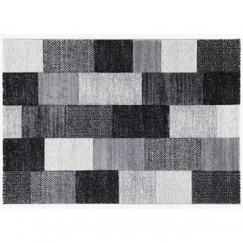 Alfombra Ray Gris y Negro 230x160 cm