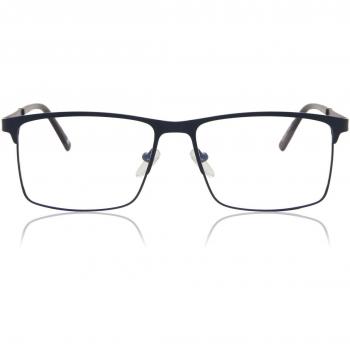 Cuadrado Montuta Completa Metálico Azules Gafas Recetadas para Hombre - Gafas Anti-Azules - SmartBuy Collection