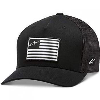 Alpinestars Flag Gorra de Beisbol, Negro, LXL para Hombre