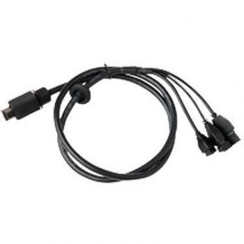 Axis 5506-191 - Cable múltiple C con conectores de E/S, audio y alimentación para cámara de red AXIS P5635-E PTZ Dome - Negro, 5 m