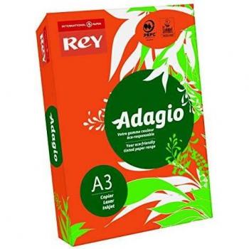 Rey Adagio A3 80 g/m² Orange 500 sheets - Papel Naranja