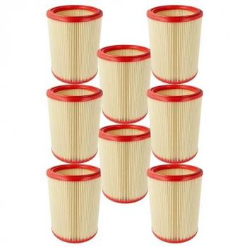 8x Filtros de Laminas Compatibles con AEG AS300ELCP, AP300ELCP, AS500ELCP, AP250ECP, VX6-1-LR Aspiradora de Mano - Vhbw