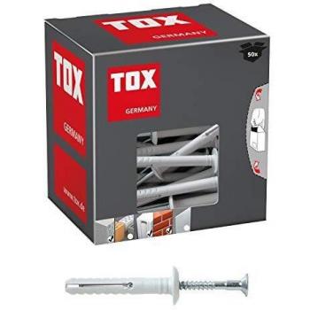 TOX Fijación de soporte metálico Attack Metal 6 x 55 mm, 50 piezas, 019102151