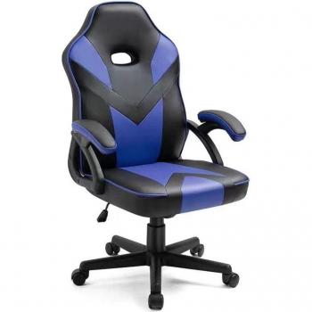 Silla de Oficina Gaming Ergonómica Azul Wellhome - Confort y Estilo para tus Juegos