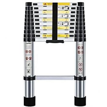 Nestling® 3.2M Escalera Telescópica Multiusos de Aluminio Portátil. Extensión Plegable y Extensible EN131, Carga Máxima 150 kg