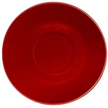 12 x Olympia Cafe platillos de porcelana, color rojo placa de café cocina restaurante