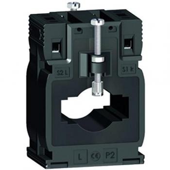 Transformador de Medición de Amperaje 400/5A METSECT5MB040 con Cableado Directo y Banda 12x40, Precisión 0.5%