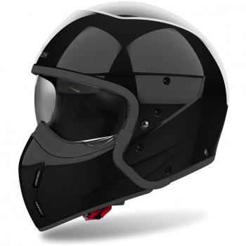 Airoh Casco Integral J 110 Color Negro Purpurina con diseño jet, talla L