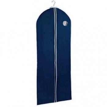 Wenko Air Velo Bolsa Protectora de Ropa Transpirable, Polipropileno, Azul, 150x60x3 cm