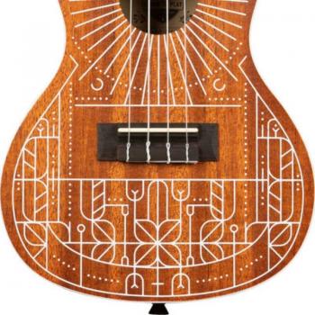 Kala Mandy Harvey Signature Concert Ukulele, Natural