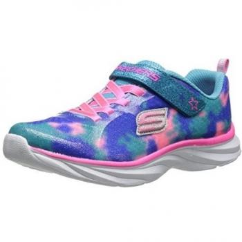 Skechers (SKEES) Pepsters, Zapatillas de Deporte Para Niñas, Azul (Azul (BLPK)), 30