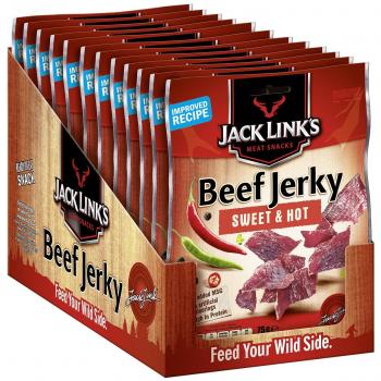 Jack links sweet and hot beef jerky 75 grams