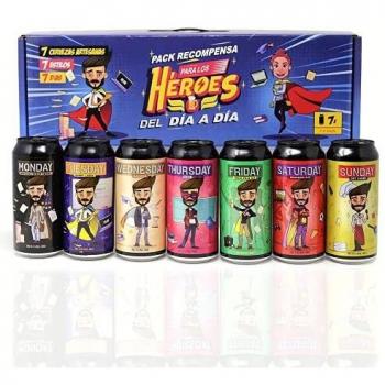 Pack Recompensa. 7 cervezas artesanas, 7 estilos, 7 días. Para los héroes del día a día