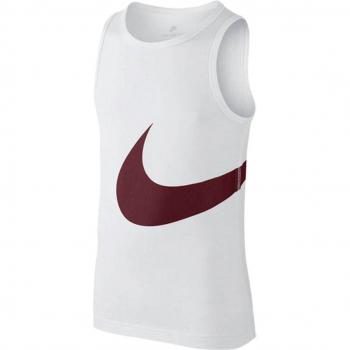 Nike B NSW BIG Swoosh Camiseta sin Mangas, Niños, Blanco