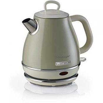 Ariete 2868 Bollitore Hervidor Vintage, 1 litro, 2000 W, Beige