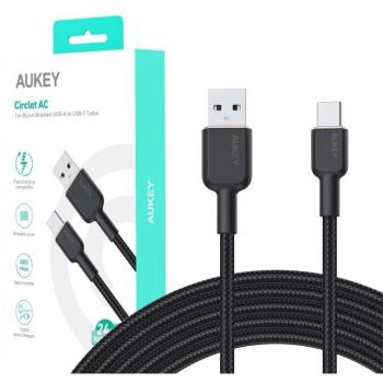 Cable USB-C a USB Aukey CB-NAC1 Negro 1 m