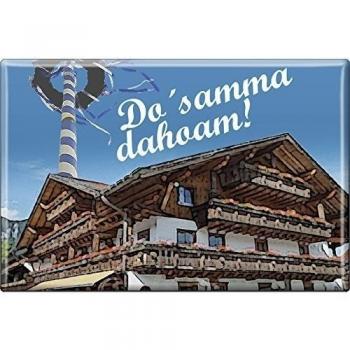 Con imán con estampado - Alemania - Bayern - 38221 - Talla 8 cm x 5,5 cm - Imanes de cocina