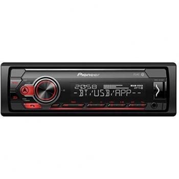 Pioneer MVH-S410BT Autorradio, Negro, Única