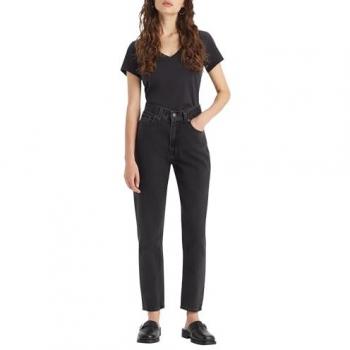 Jeans Mom de los 80 Levi's® - Stonewash Negro - Talla 29W 28L - Casual, Algodón Sostenible
