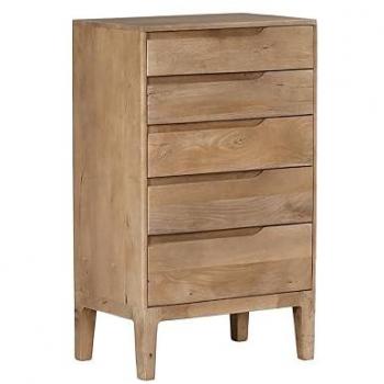 Sinfonier de madera de mango natural 60 x 40 x 100 cm