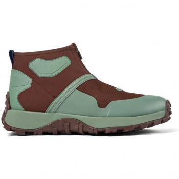 CAMPER Drift Trail VIBRAM - Men's Sneakers - Burgundy/Green, Size 46, Cotton Fabric