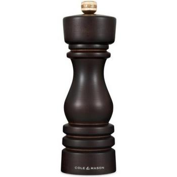 Molinillo de Pimienta de Madera Chocolate Cole & Mason 18cm London