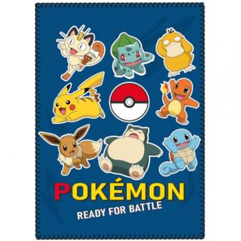 Manta Polar Suave Infantil Pokémon Pikachu